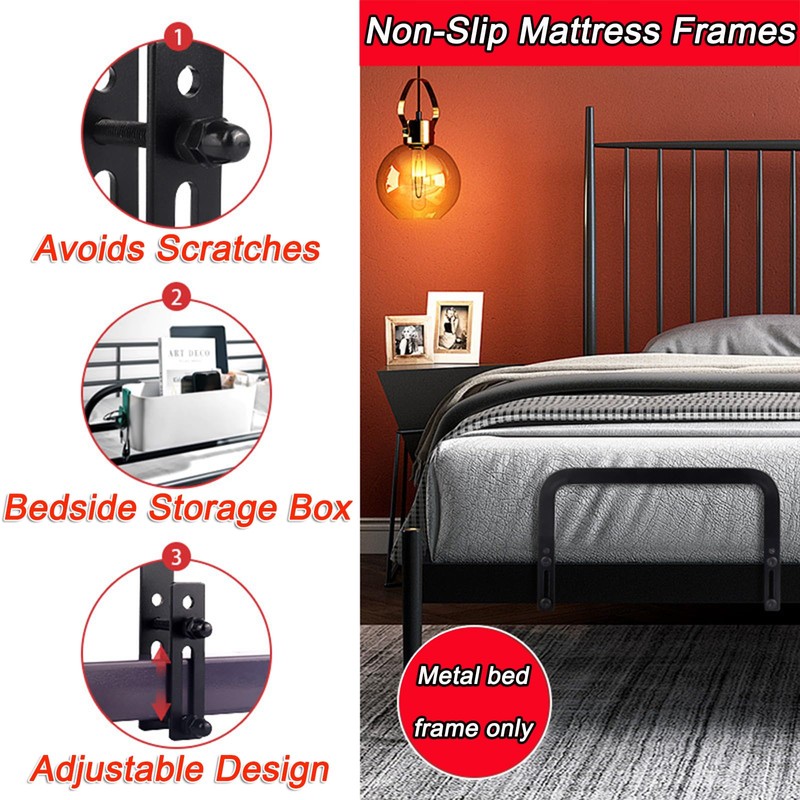Pack of 2 Mattress Hangers, Mattress Holders, Adjustable Mattress Stabilisers,