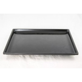 Takashima Rectangular Plastic Humidity Tray for Bonsai Tree 10.25"x 8.25"x 0.75" - Black
