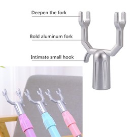 UtySty - Paquete de 3 soportes de repuesto para postes de clóset, barra superior, para barra de alcance, para tubo de 19 mm