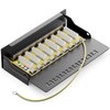 deleyCON CAT 6 8-port network panel/patch panel/distributor field - desktop/wall