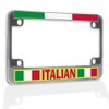 Metal Insert Bike License Plate Frame Italian Italy Weatherproof Motorcycle