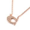 COACH OUTLET 91433 RGD C Necklace, Pink Gold, Gold