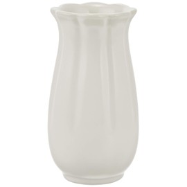 K-I GREENHOUSE Monochrome Flower Base Vase 006-C-W White