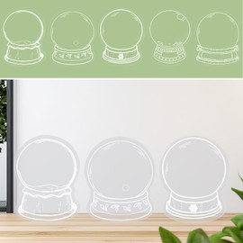 20pcs Transparent Bookmarks for Dried Flower, Handmade DIY Clear Flowers Pressed Bookmarks Beautiful Botanical Specimen Floral Page Clips Crafts for Reading Scrapbook