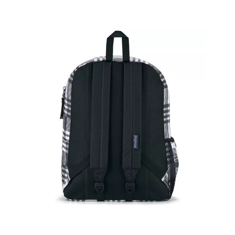 JanSport Cross Town Glitch Plaid Backpack School Student Book Bag