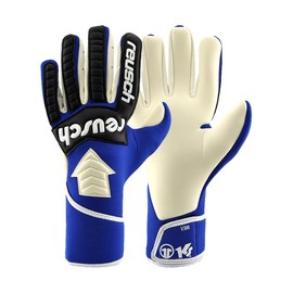 Reusch Unisex Goalkeeper Gloves Black Blue 9.5