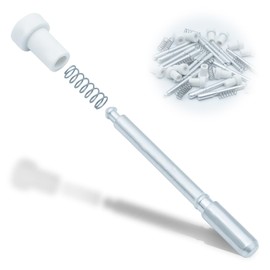 14 Pack Window Screen Plunger Latches with Caps,5/32" x 1-1/2" Window Screen Plunger Pins,Replacement Window Screen Clips for Securing Window Screens