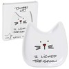 Pavilion Gift Company 37114 I Licked Ceramic Cat Spoon Rest,