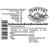 100g Johannisbrotkernmehl - Zutaten und Zusatzstoffe von SWYTS - für
