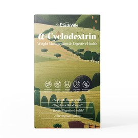 Earthville Alpha CD Alphacyclodextrin Fat Carbohydrate Vegetable Absorption 120 Capsules / 어스빌 알파CD 알파시클로덱스트린 지방 탄수화물 식물성 흡착 120캡슐