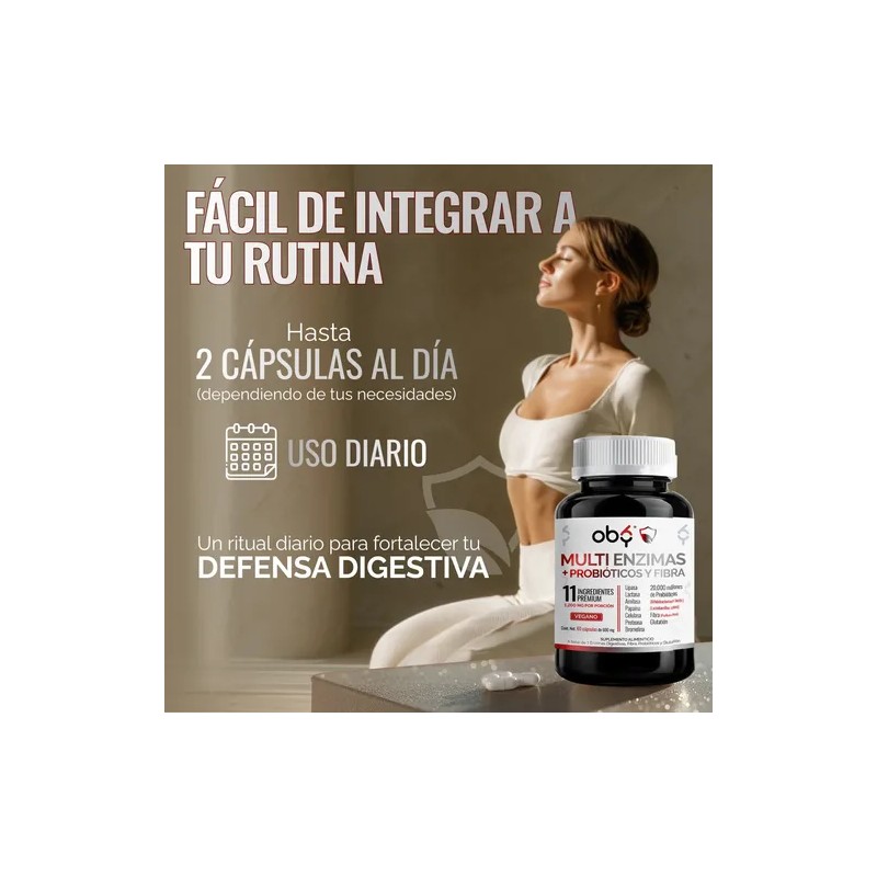 Multi Enzimas Digestivas, Probioticos, Glutatión, Digestión