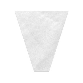 50 PK, White Mineral Paper Bouquet Sleeve, 4 x 18 x 17" for Flower Wrapping