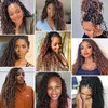 QIDESHENG 18" Goddess Locs Crochet Hair Extensions - 8 Packs