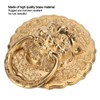 Door Knocker Chinese Animal Head Style Modelled Antique Brass Easy