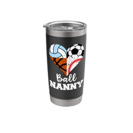 Ball Nanny Soccer Baseball Basketball Volleyball Player Stainless Steel Insulated Tumbler