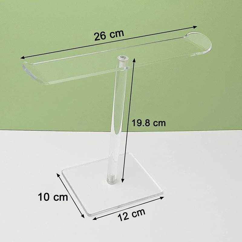 Baoswi Acrylic Headband Holder, Hair Accessories Organiser, Clear Stand for