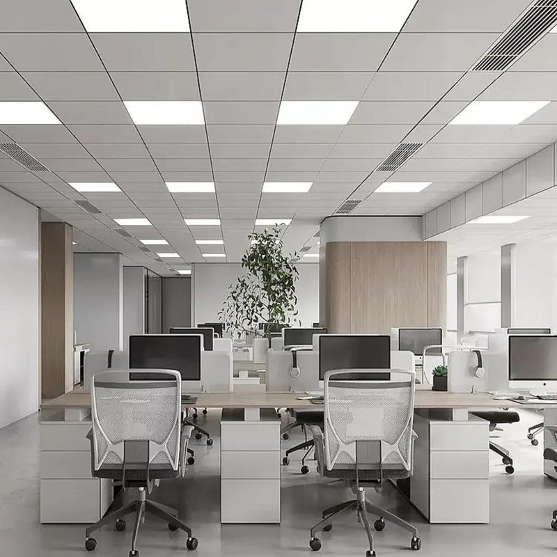 Taaizau 12-Pack White Ceiling Panel 2ft x 2ft (24in x