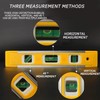 AYMBH Magnetic Spirit Level 230mm/9-Inch – Heavy-Duty Torpedo Level with