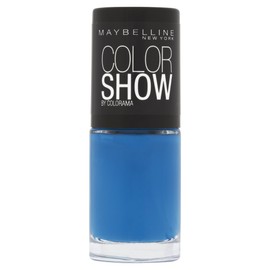 Maybelline New York Color Show Nail Lacquer Number 654, Superpower Blue 7 ml