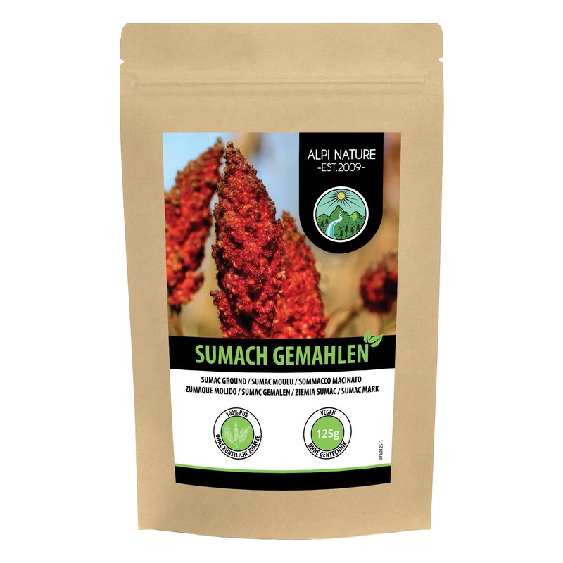 Sumac Spice Powder 125g 4.4 oz by Alpi Nature, Dried
