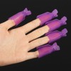Useful 10Pcs Plastic Acrylic Nail Art Soak Off Clip UV