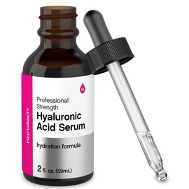 Horbäach Suero de ácido hialurónico para la cara | 2 oz | Hidratante sin parabenos y SLS