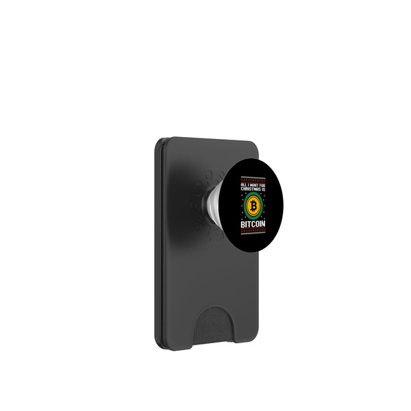Blockchain Crypto Coin Bitcoin Weihnachts-Weihnachtshumor PopSockets PopWallet für MagSafe