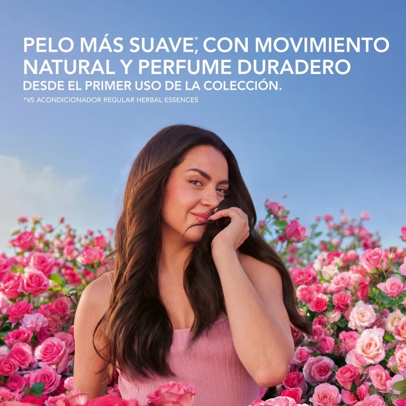 Shampoo Herbal Essences Rosa Mosqueta Suavidad para el Cabello 400ml