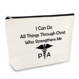 Physician Assistant Gifts PA Nurse Makeup Bag Future Physician Assistant Gifts Cosmetic Bag PA Medical Student Graduation Gifts Inspirational Gifts for Physician Assistant Christmas Birthday Gift