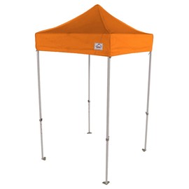 Impact 5' x 5' Pop Up Canopy Tent, Lightweight Powder Coated Steel Frame, Includes Storage Bag, Orange