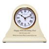De Walden Boy’s 60th Birthday Gift Engraved Wooden Mantel Clock