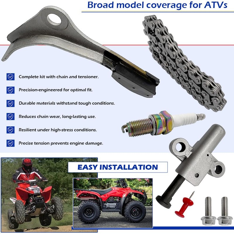GOLKNHA Cam Timing Chain Tensioner Arm & Complete Gasket Kit