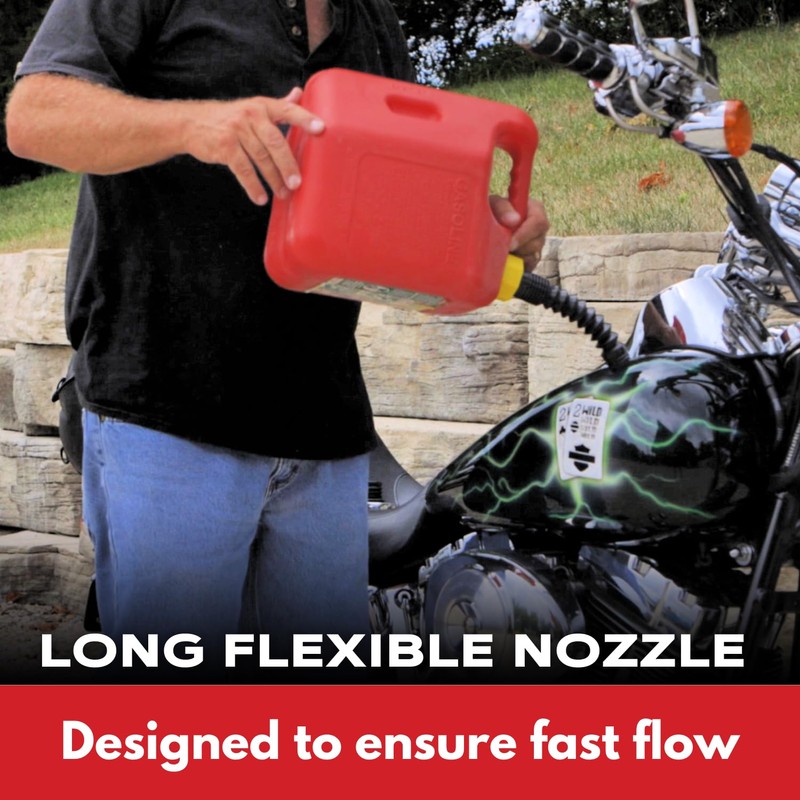 EZ-POUR Replacement Spout - Water Jug Or Gas Can Spout