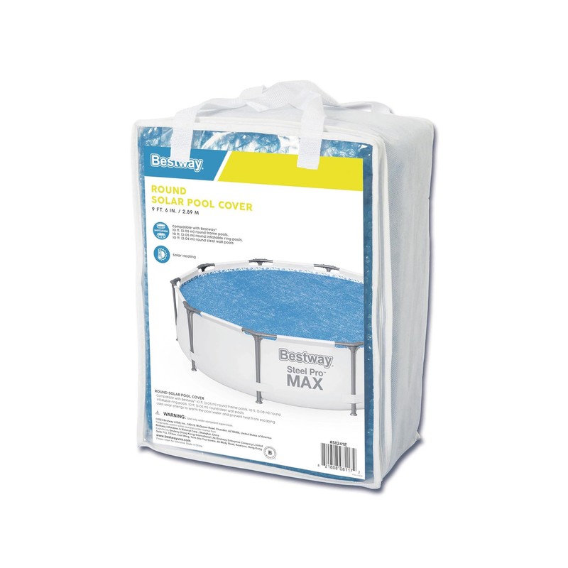 Bestway Round Solar Pool Cover for 10’ Round Above Ground