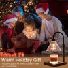 1PC Candle heating lamp, 2/4/8 hour timer, adjustable candle melting