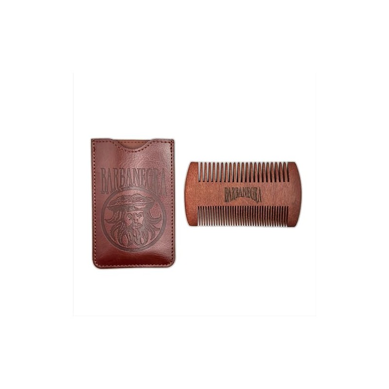 Barbanegra Legendary's Peine de madera para barba y bigote con