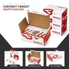 BOZZYS Lockout Tagout Locks,6Pack Red Loto Locks,2 Keys Per Safety