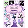 Pastel Goth for Junk Journal and Scrapbooking: | Pastel Goth