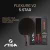 STIGA Flexure V2 Table Tennis Bat - 5 Star Table