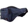 Mens/Ladies Soft Polyester Bum Bag/Waist Bag with Multiple Pockets -