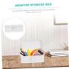 Operitacx Medium Storage Box Lid Oxford Steel Frame Desktop Stationery
