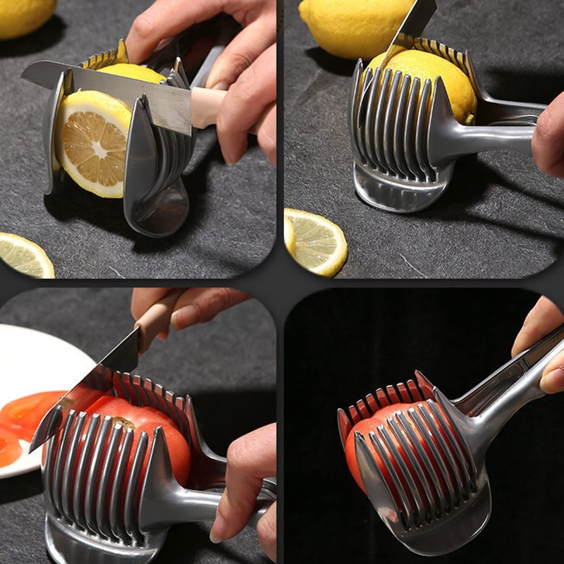 SHZMJL Creative Lemon Slicer, Multifunctional Orange Cutter, Multi-Purpose Handheld Round