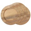 Occasion Gallery Natural Mango Wood Rustic Farmhouse Wooden Fine Dining
