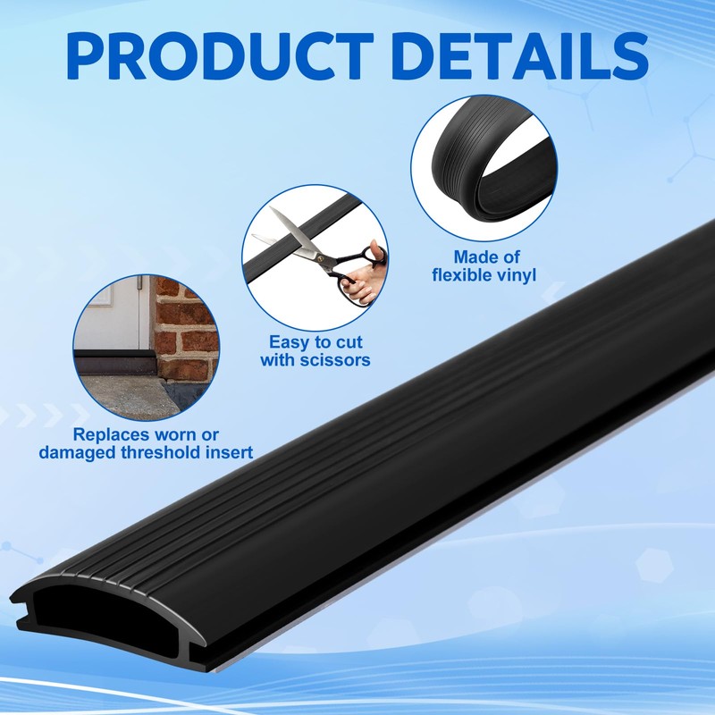 Sacubee 2 Pcs 36 Inch Vinyl Replacement Insert for Adjustable