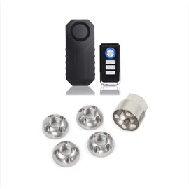 4 x M8 Tentbox Roof Tent Anti-Theft Security Nut Set + Security Alarm 113db SECURITY BUNDLE