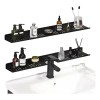 Estante Para Lavabo De Baño Sobre El Grifo Estante 2pcs