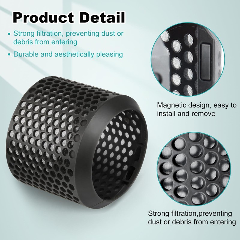 Filter for Dyson Airwrap, Compatible with HS01/HS05, Magnetic Filter Lid