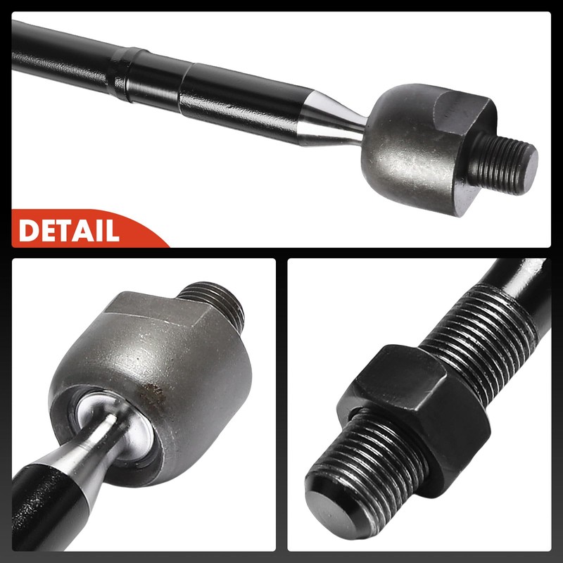 A-Premium 2 x Front Inner Tie Rod Ends, Compatible with