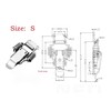 90 Degrees spring hasp Toolbox toggle latches lock，Stainless steel 304