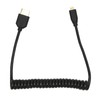 HD Multimedia Interface Cable Spring Retractable A Male to D